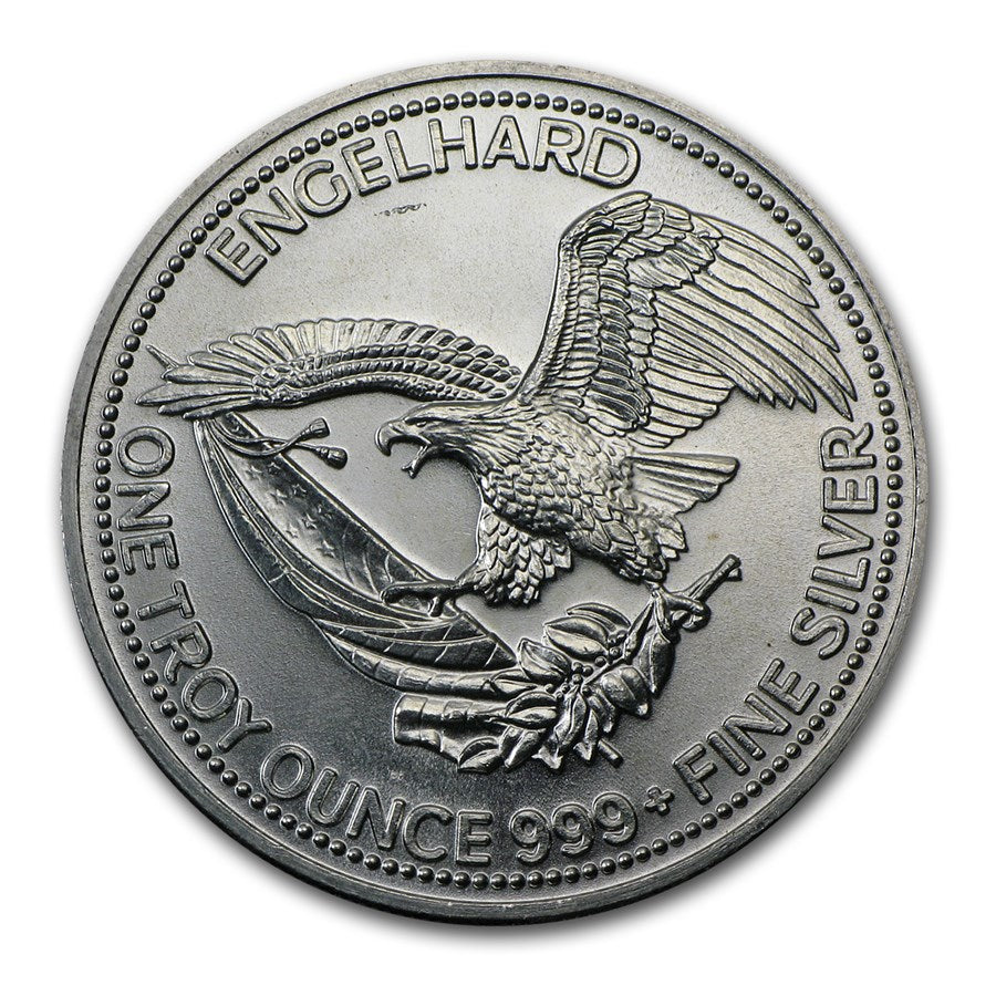 1985 American Prospector 1 Troy Oz Silver Round Mint Condition
