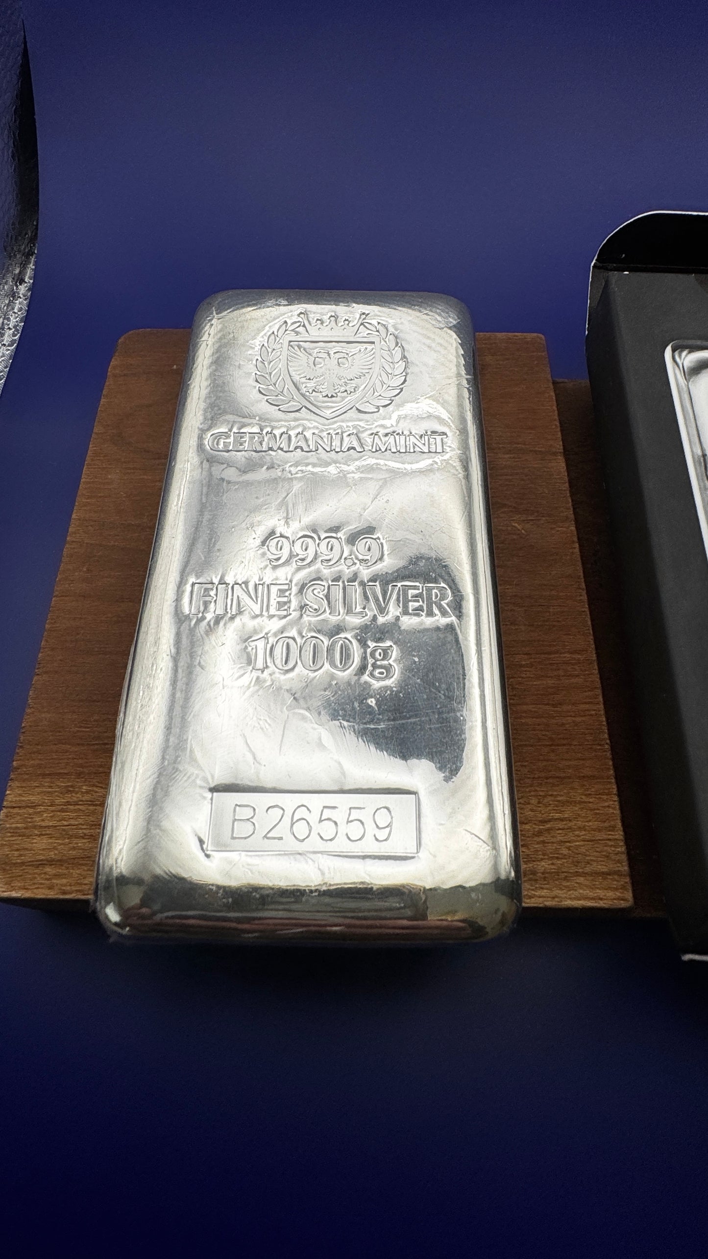 New Germania Mint Kilo Silver Bar - 1 Kilo (32.151 Troy Oz), 999.9 Pure – Mint Wrapped