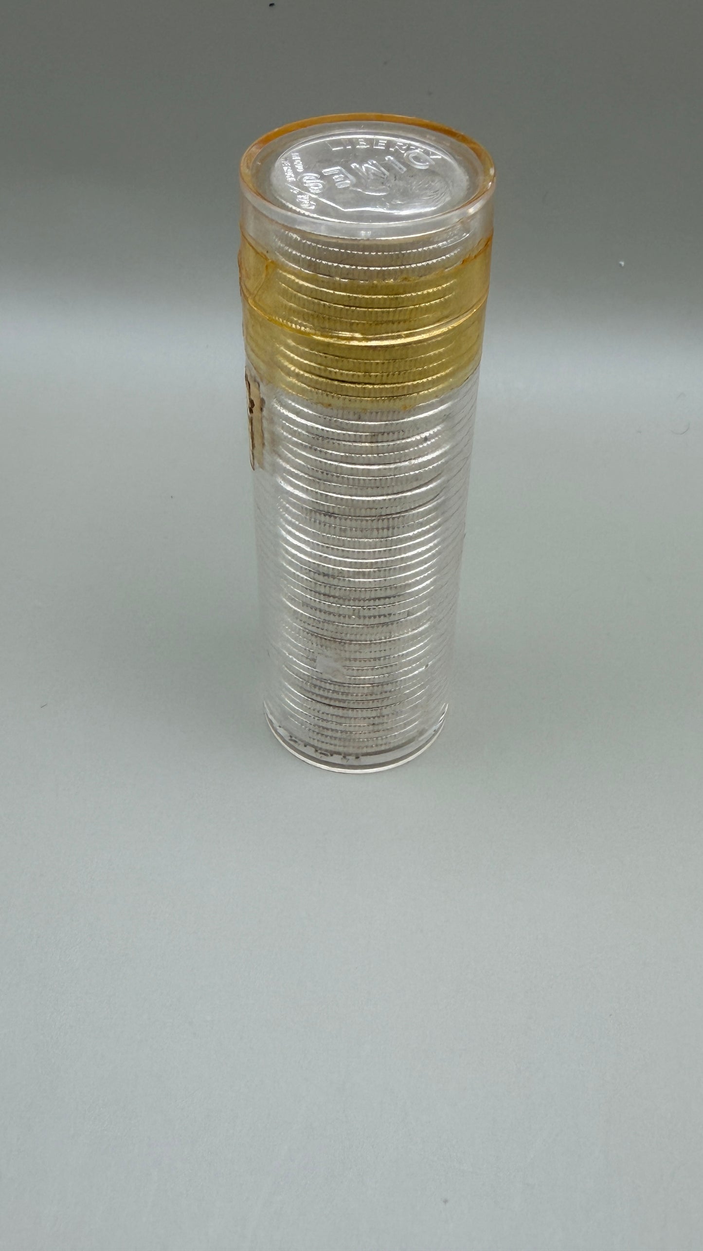 Uncirculated Sealed 1961 Roosevelt Silver Dime Roll 90% Silver Gem BU