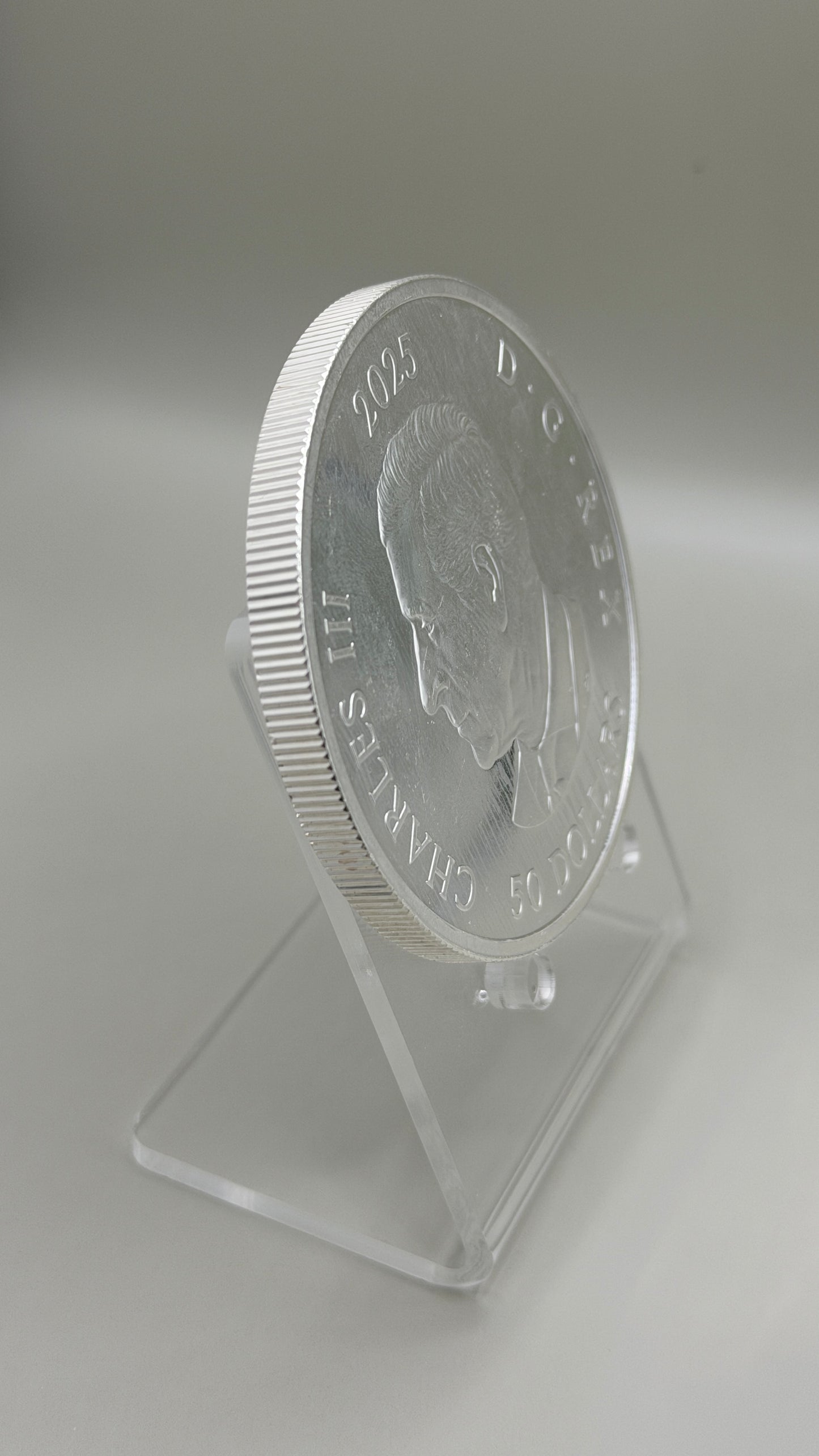 2025 Silver Canadian Triple Maple Leaf - 5 oz 9999 Silver $50 Coin BU