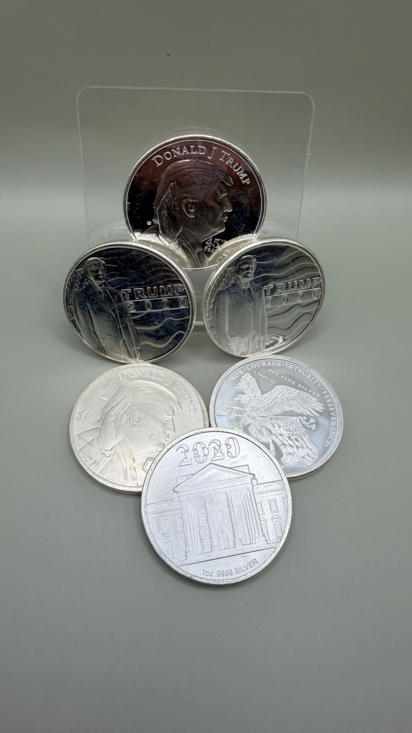 1 Troy Ounce .999 Pure Silver Patriot / Trump MAGA Silver Round Coin