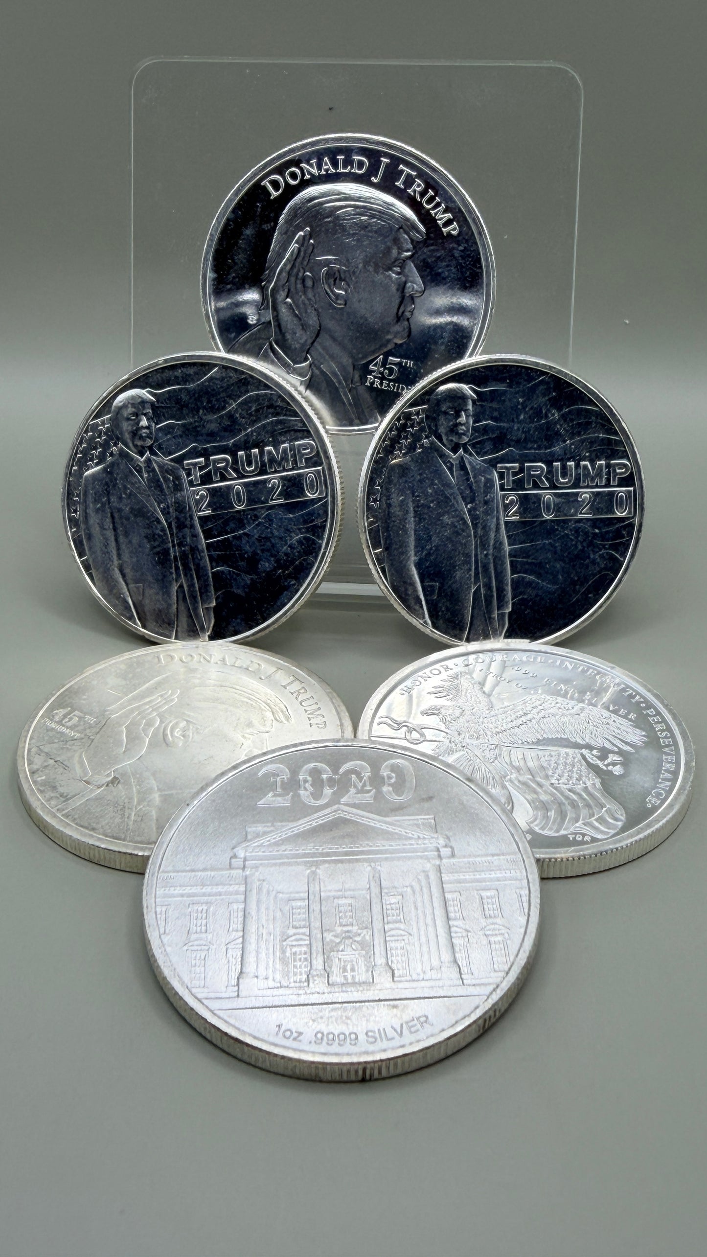 1 Troy Ounce .999 Pure Silver Patriot / Trump MAGA Silver Round Coin