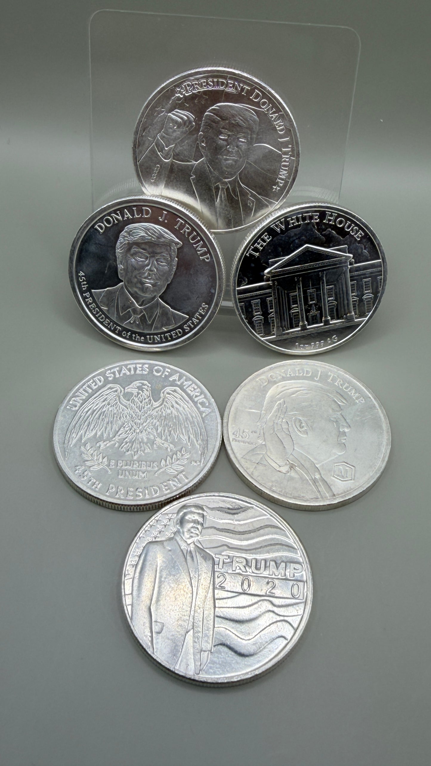 1 Troy Ounce .999 Pure Silver Patriot / Trump MAGA Silver Round Coin