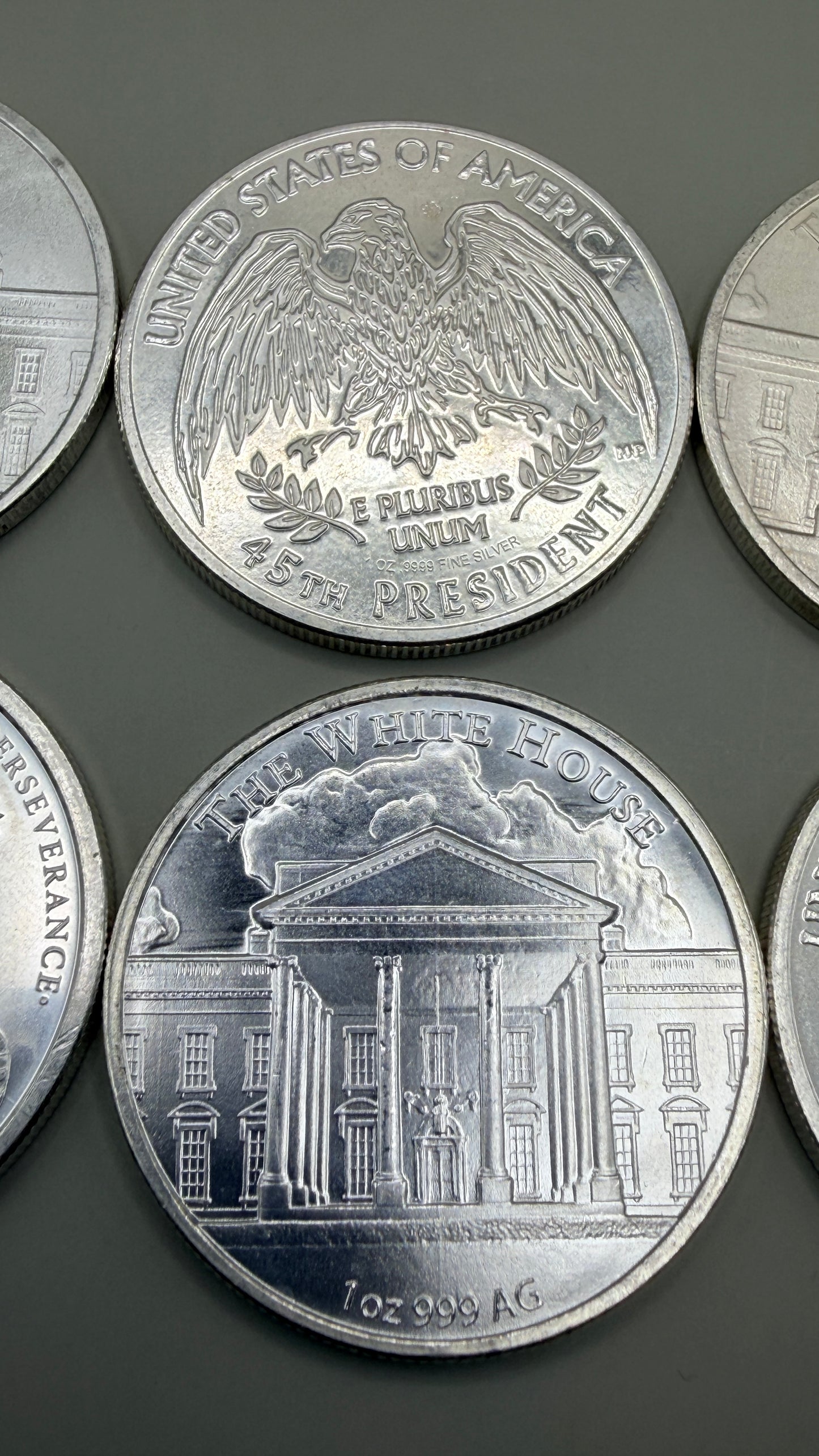1 Troy Ounce .999 Pure Silver Patriot / Trump MAGA Silver Round Coin