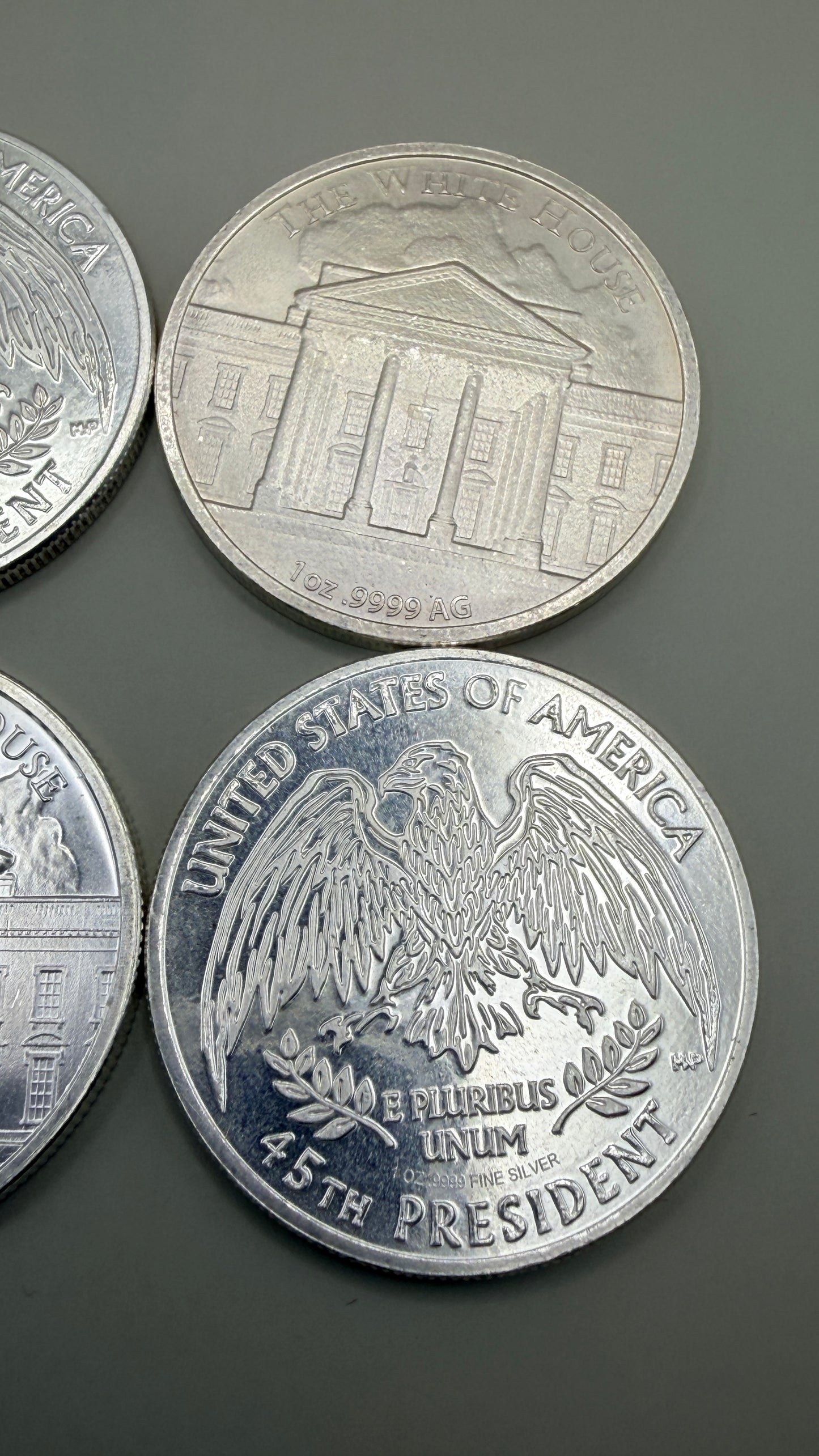 1 Troy Ounce .999 Pure Silver Patriot / Trump MAGA Silver Round Coin