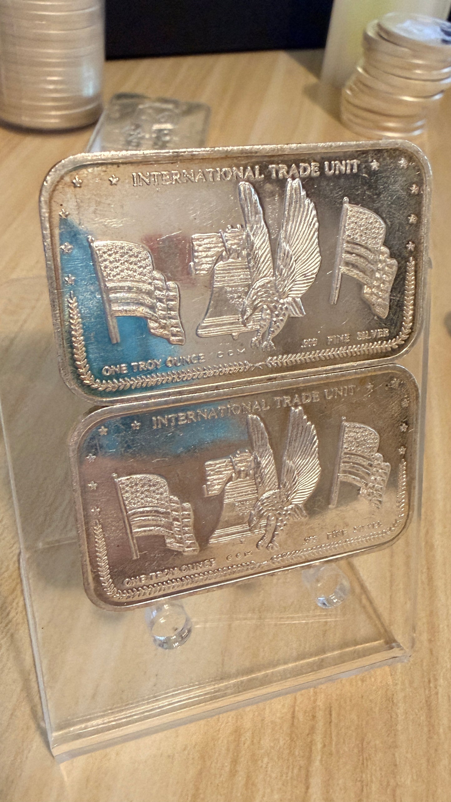 .999 Fine Silver Trade Unit Bar Made USA Pure Silver