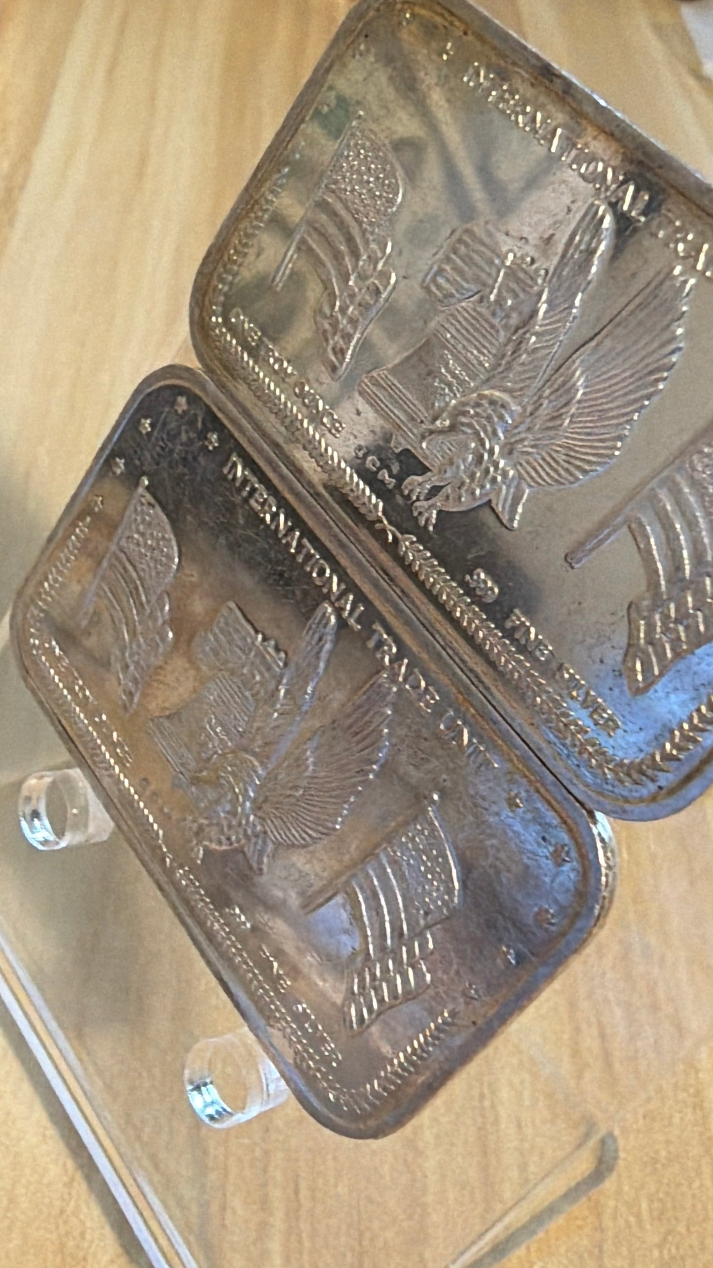 .999 Fine Silver Trade Unit Bar Made USA Pure Silver