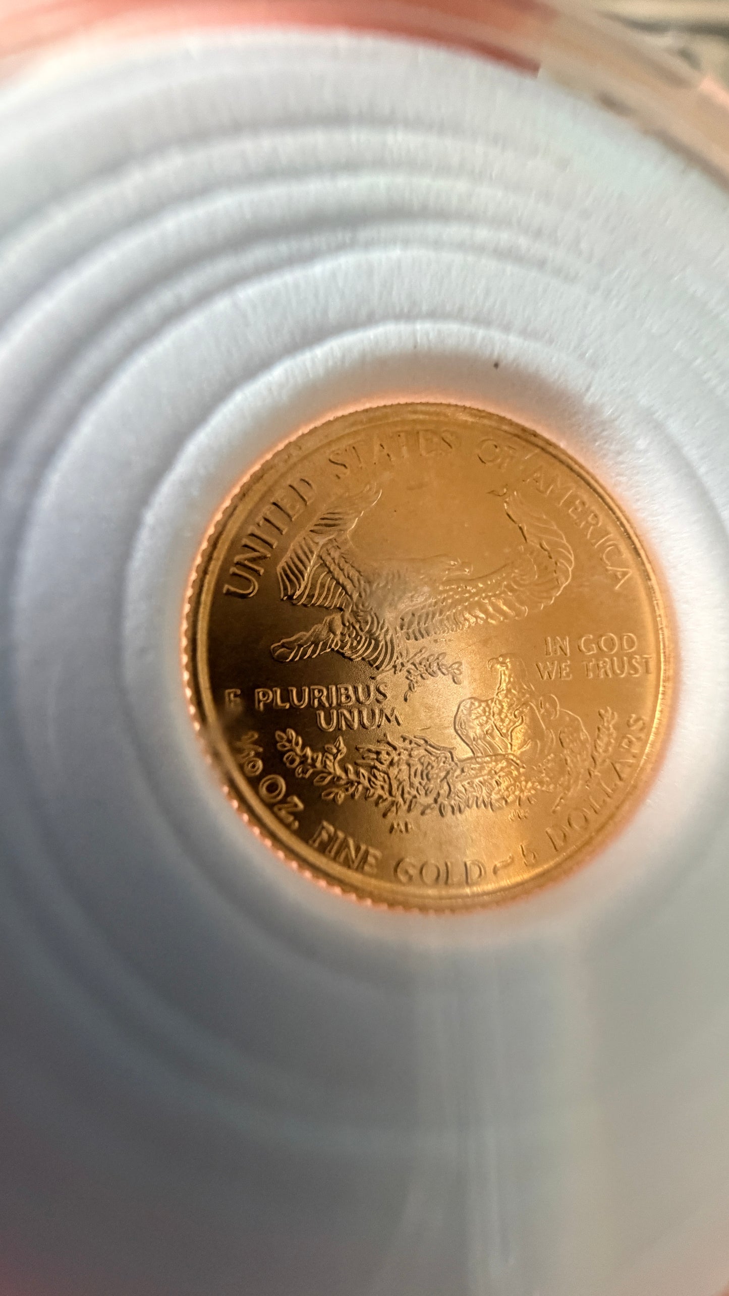 1999 $5 Gold American Eagle 1/10 Oz Au999.9 Gold BU