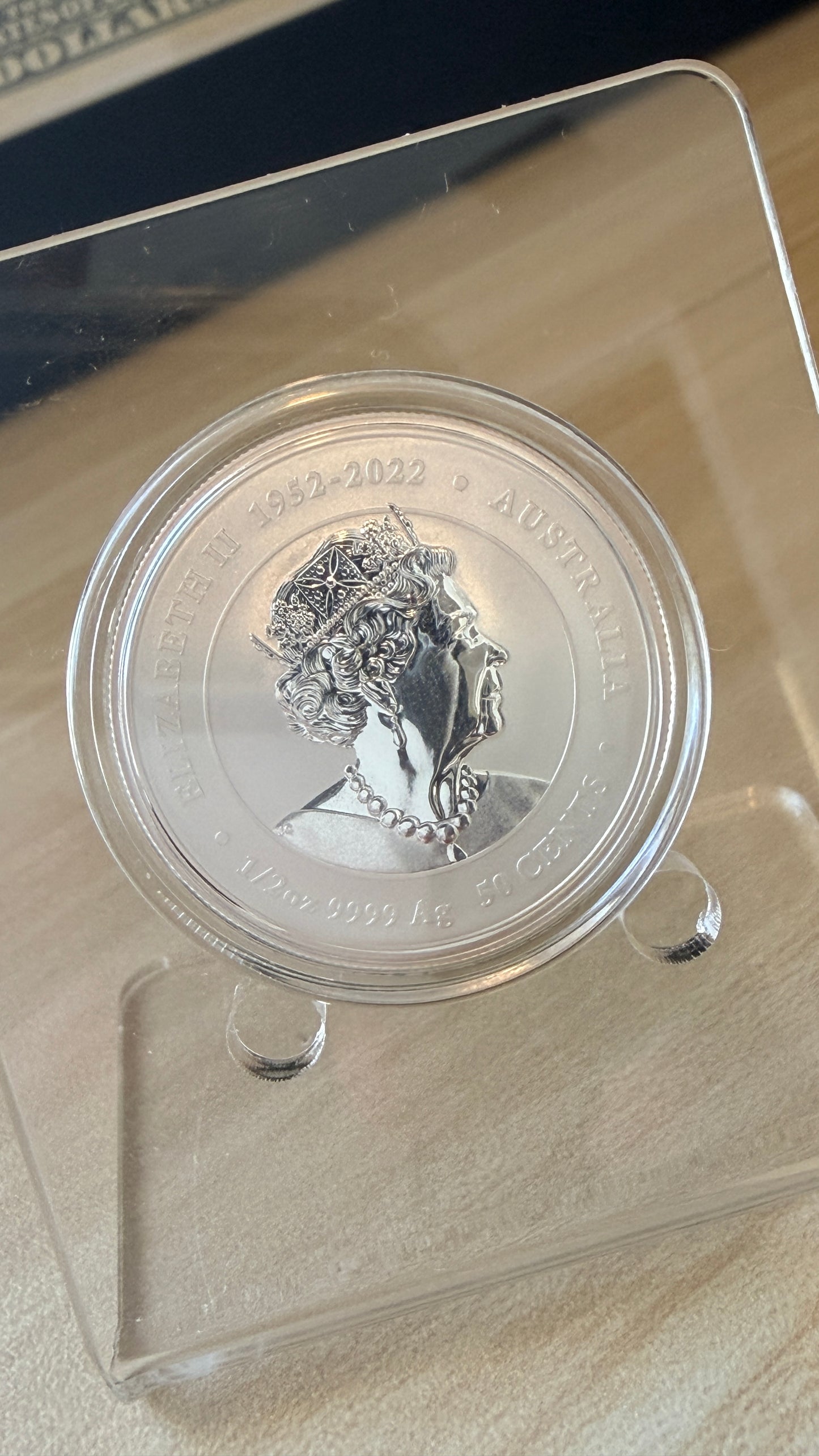 2024 Australia 1/2 oz .9999 Silver Lunar Dragon BU Coin (Series III)