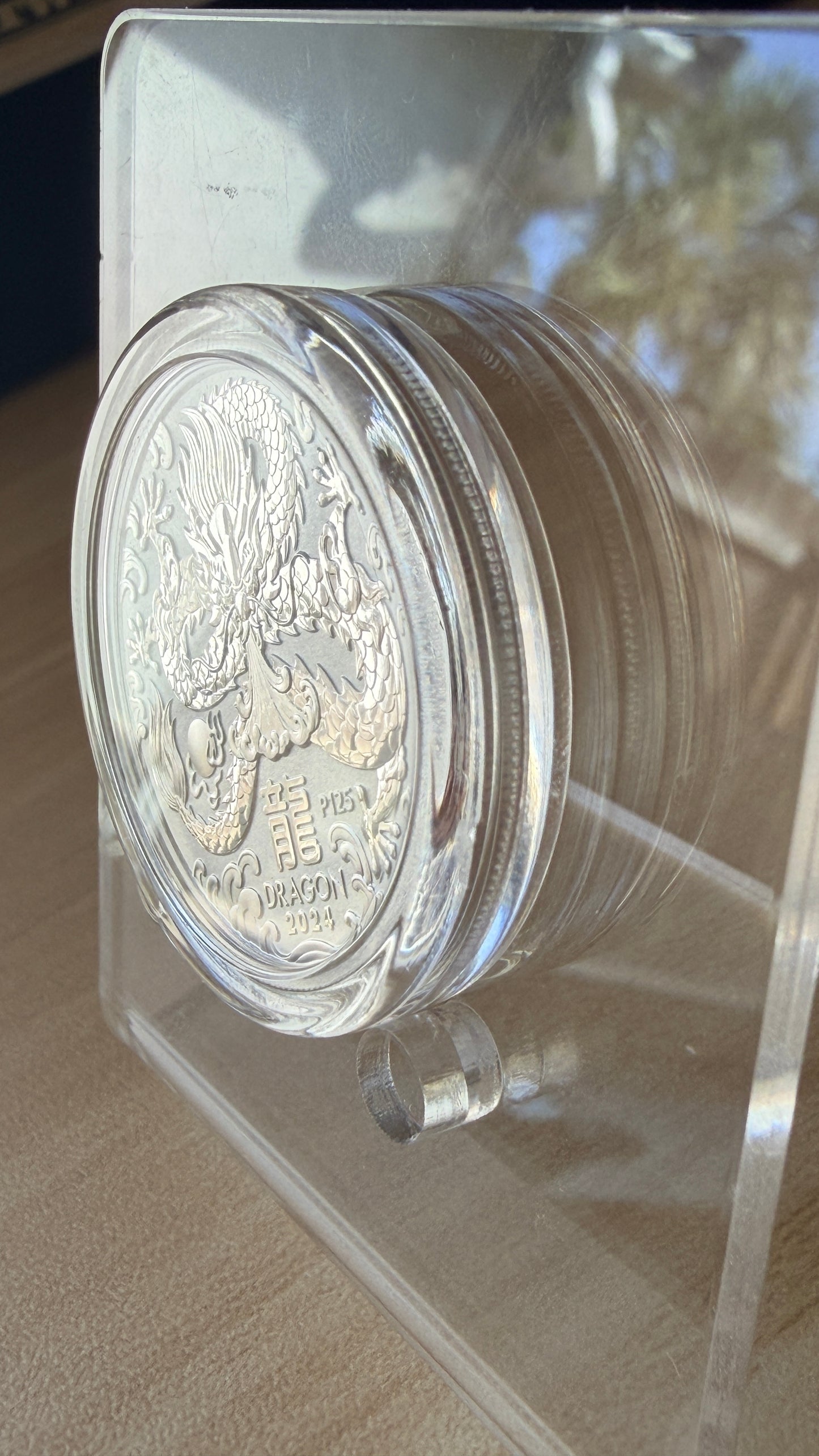 2024 Australia 1/2 oz .9999 Silver Lunar Dragon BU Coin (Series III)