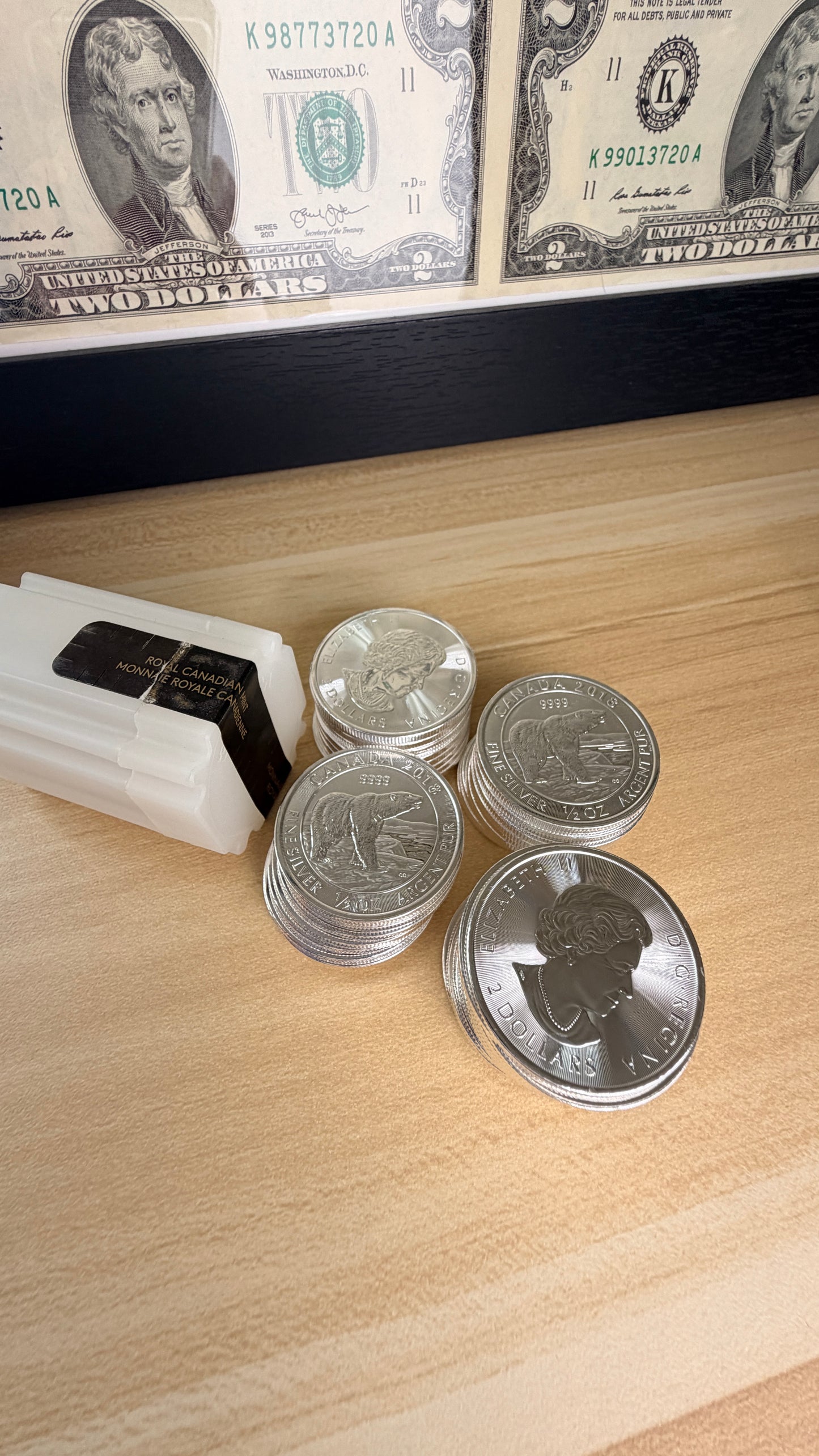 2018 Canadian Polar Bear 1/2 oz Silver Coin 9999 Fine Silver Round BU
