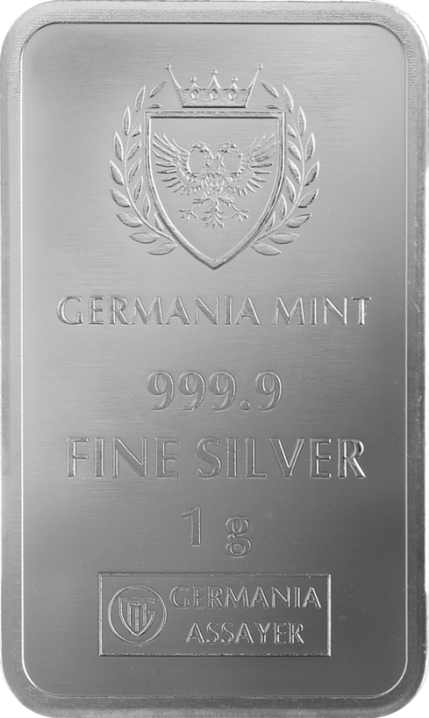 Germania Mint Ag 9999 Silver MultiBar 100 X 1 G Lot