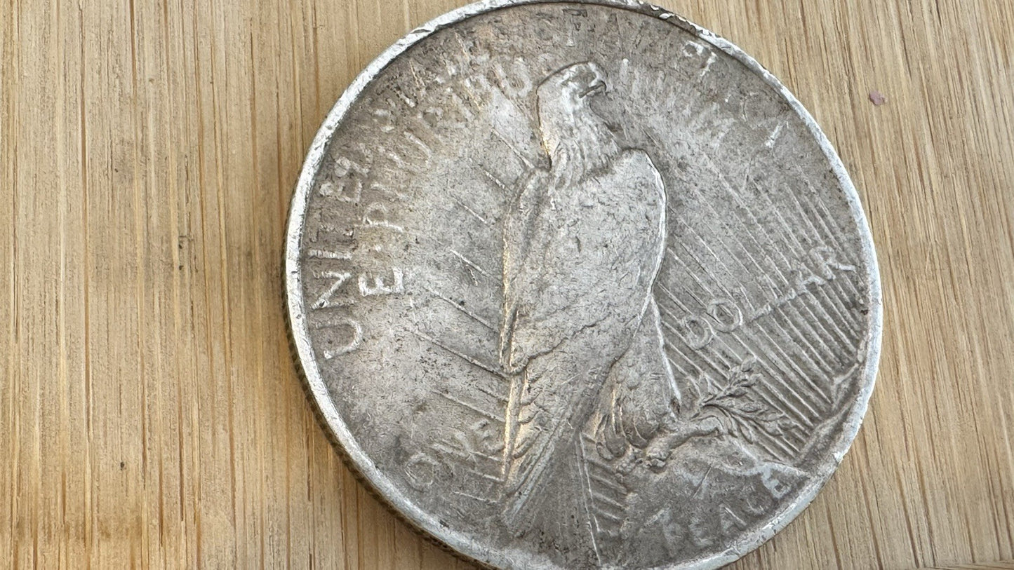 1922 $1 Liberty Peace Dollar VG#2