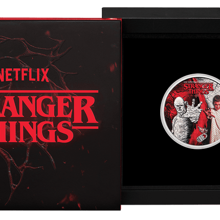 04 3915 stranger things eleven and vecna 2026 1 2oz silver coloured coin in case lr