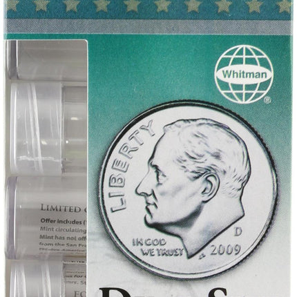Whitman Dime Size 5 Coin Tubes
