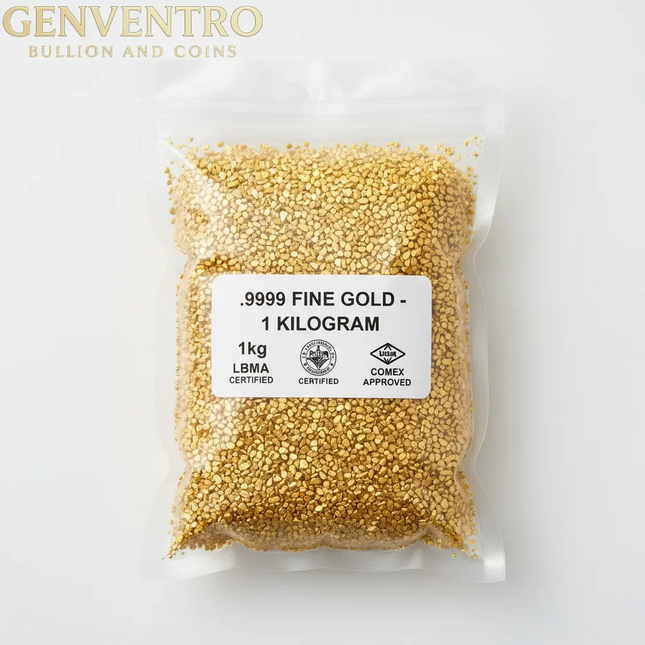 1 Kilo Gold Grain .9999 (LBMA/COMEX) Genventro Bullion and Coins