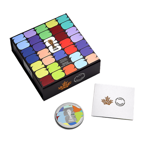 2026 Canada FIFA '26 Colorized 1 oz Silver Coin (03/11) - Options: Original Mint Packaging