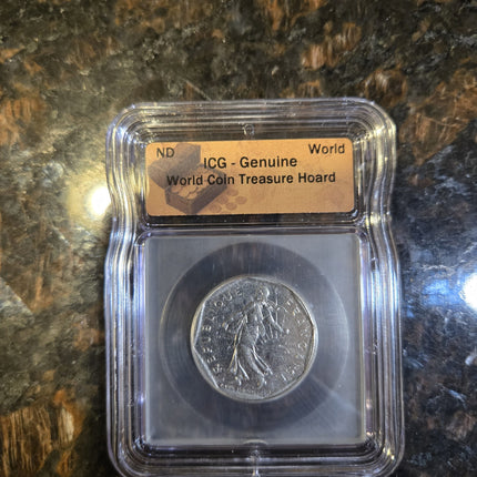World Coin Treasure Hoard - ICG Genuine Graded - (Random Selection)