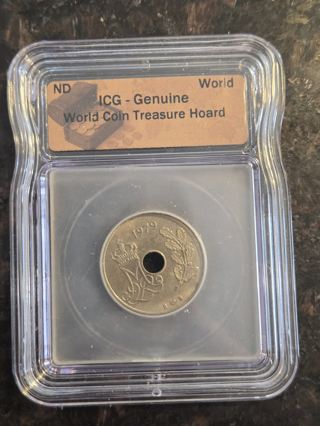 World Coin Treasure Hoard - ICG Genuine Graded - (Random Selection)