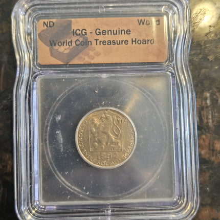 World Coin Treasure Hoard - ICG Genuine Graded - (Random Selection)
