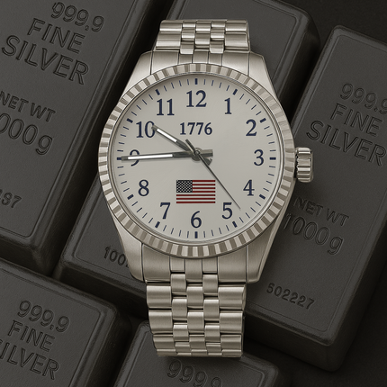 America's 250th Anniversary - Silver 1776 Heritage Watch