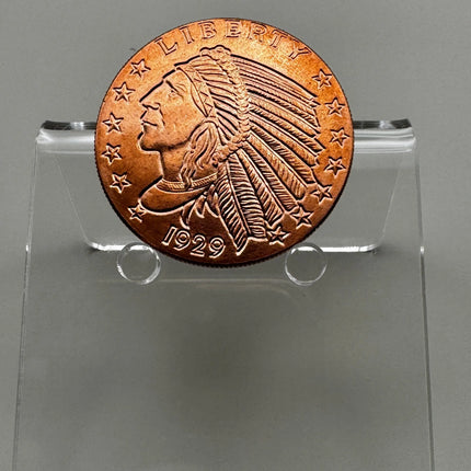 Aztec Mayan Calendar Cuauhtemoc 1 oz Copper Round Genventro