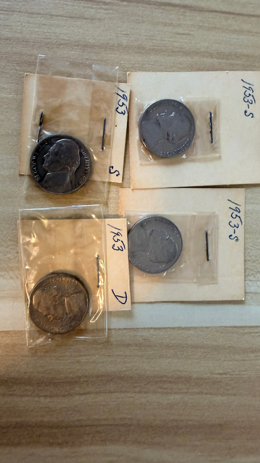 1953-S Jefferson Nickel BU