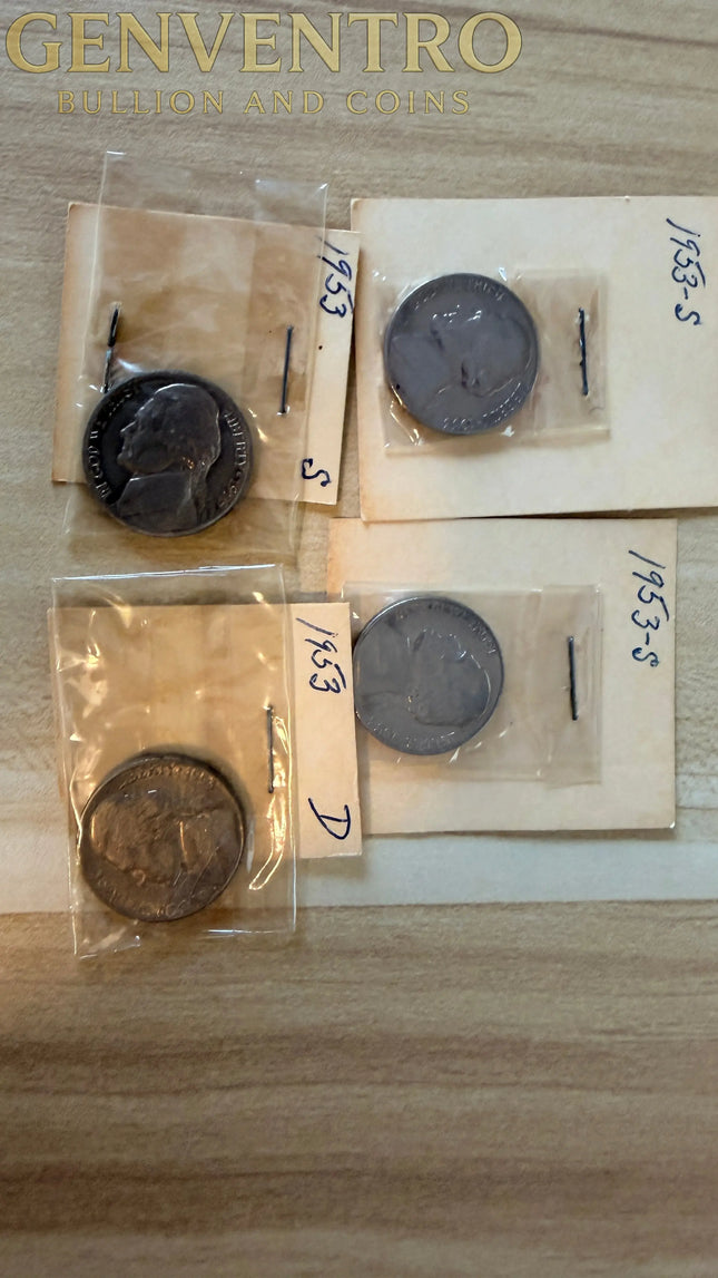 1953-S Jefferson Nickel BU Genventro