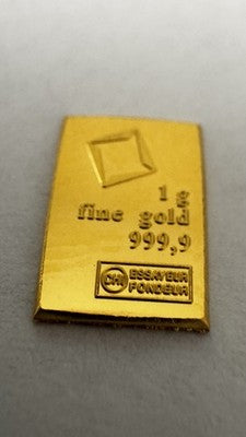 1 gram Gold Bar - PAMP Suisse .9999 Fine Gold Fortuna Bar