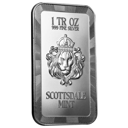 2026 Scottsdale Mint Dragon - Lieyan Blazing Fire 1 oz Silver Bar (04/02)