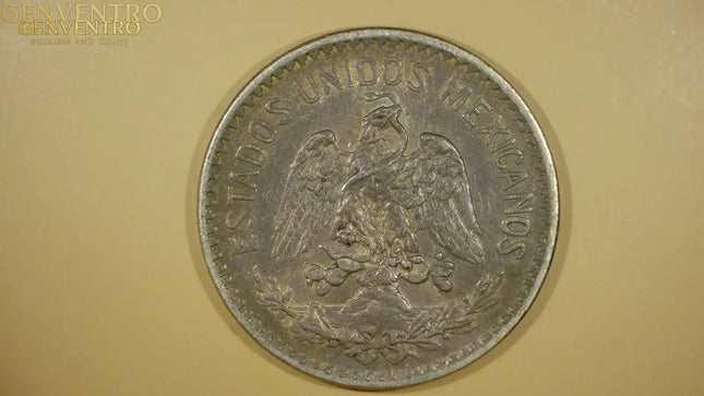 1907 Mexico 50 Cents Silver Cap & Rays #RMC01 Genventro Bullion and Coins