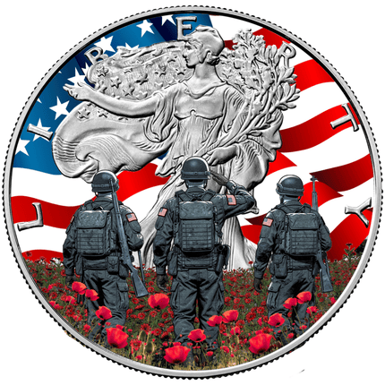 2026 u.s. eagle memorial day edition 1 oz silver coin (05/21)