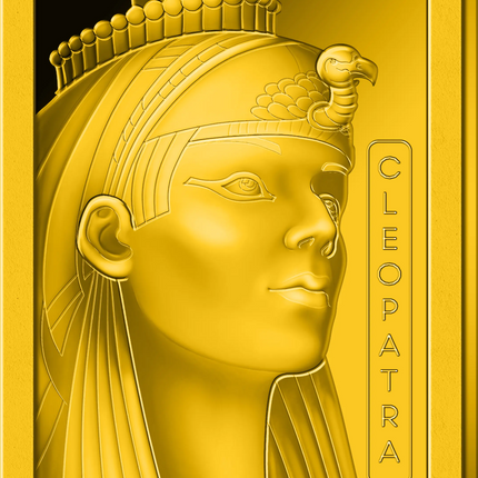 2025 Solomon Islands Ancient Egypt Cleopatra 1/100 oz Gold Bar Genventro Bullion and Coins