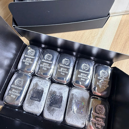 Germania Mint 1oz Ag999.9 Silver Bar New in Mint Wrap Genventro