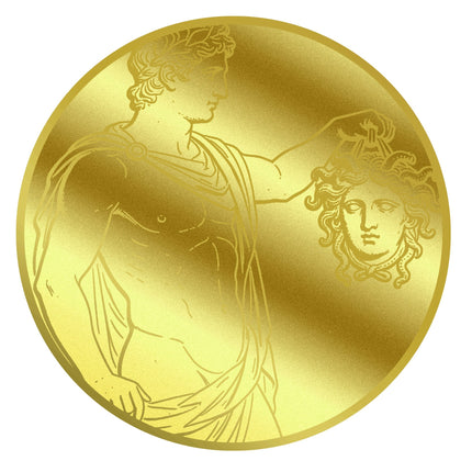 2026 liberia perseus 1/1000 oz gold coin in card (04/10)