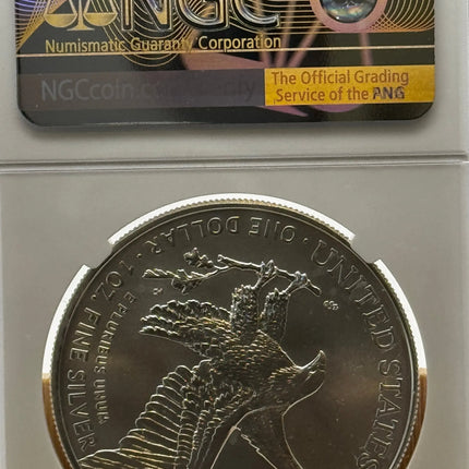 2022 Silver Eagle West Point Mint MS70 First Day of Issue Genventro