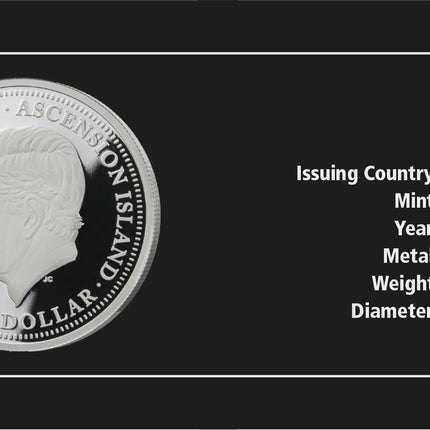2026 Ascension Island RhoDimension Bull & Bear 2 x 1 oz Silver Coin Set - Mintage 750