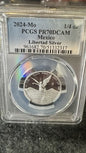 2024 Mo Mexico 1/4 oz Silver Libertad PR70 DCAM PCGS Blue Label