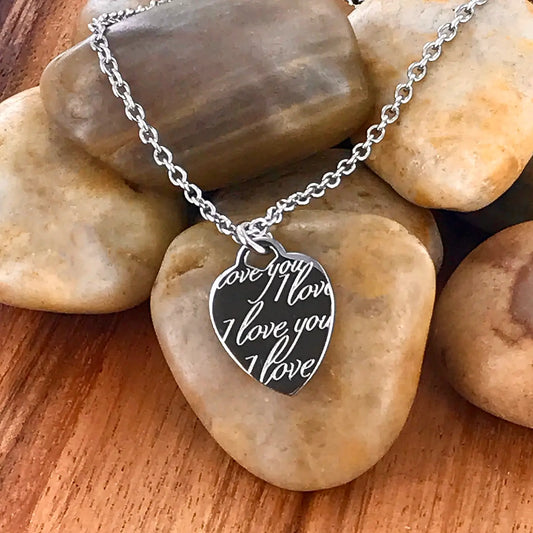 'I Love You' Heart Necklace