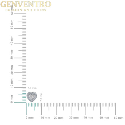 10K White Gold Round Baguette Diamond Heart Designer Earring 1/4 Cttw Diamond World