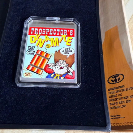 Toy Story 2 Woody’s Roundup Stinky Pete Niue 2025 1oz Silver New in Box w/COA Genventro