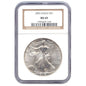 2002 American Silver Eagle $1 NGC MS69 – 1 oz .999 Fine Silver BROWN LABEL