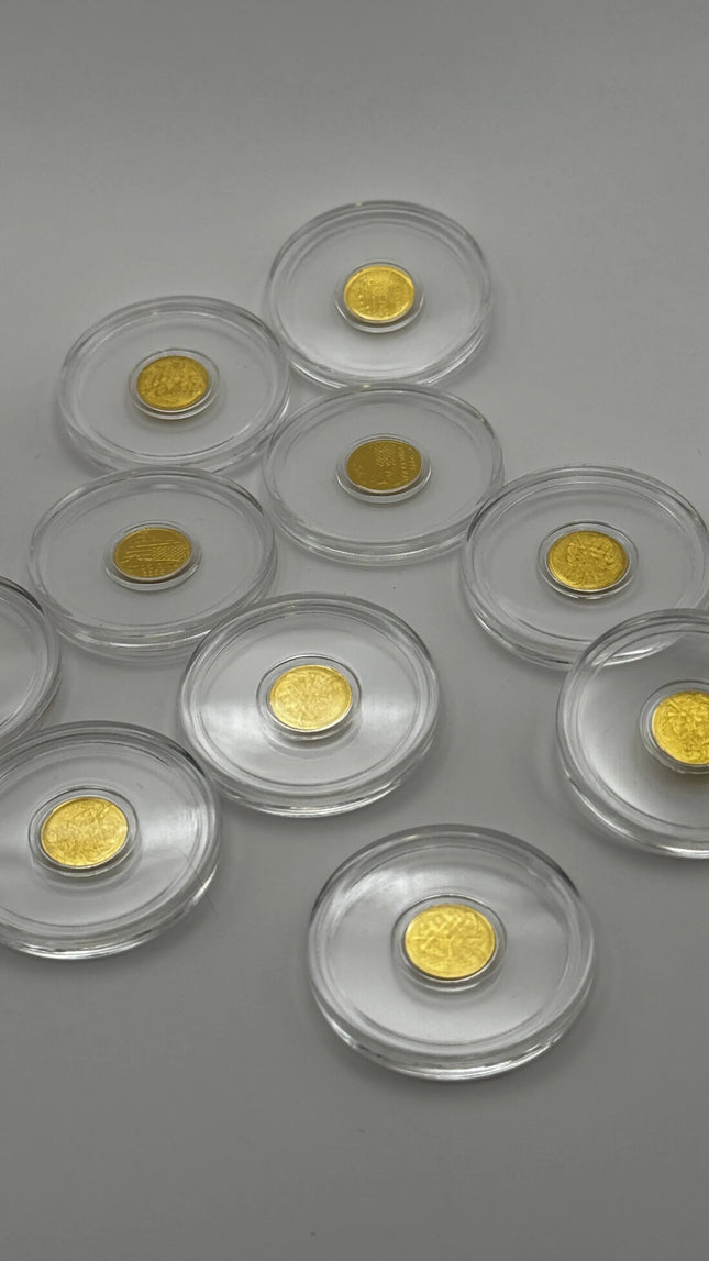 1/200 oz PURE .999 GOLD EGYPTIAN COIN Genventro
