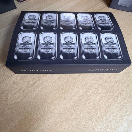 Germania Mint 1oz Ag999.9 Silver Bar New in Mint Wrap Genventro