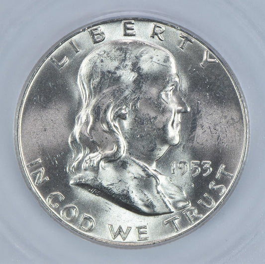 1953-D Franklin Half Dollar MS64 FBL ICG