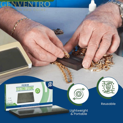 GTE Complete Gold, Silver, & Platinum Jewelry Testing & Appraisal Kit – Professional Grade GOLD TESTING EQUIPMENT