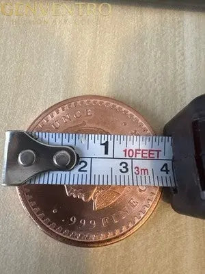 1 AVDP oz copper coin Aztec Mayan Calendar Cuauhtemoc Genventro