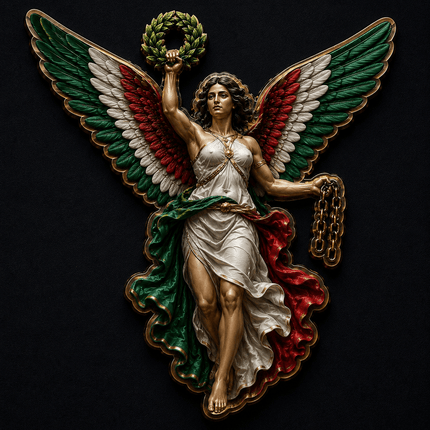 señora libertad shaped colorized 1 oz copper medal (05/29) active offers, art bars/rounds, copper bullion, national pride (any country)