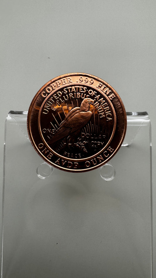 1oz Pure Copper Coin