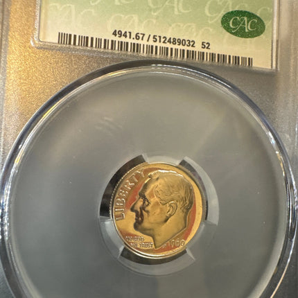 1960 Roosevelt Silver Dime PR67CAM PCGS Genventro